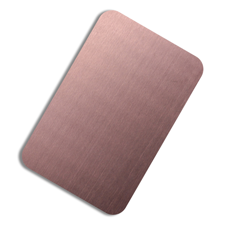 玫瑰金不锈钢磨砂板